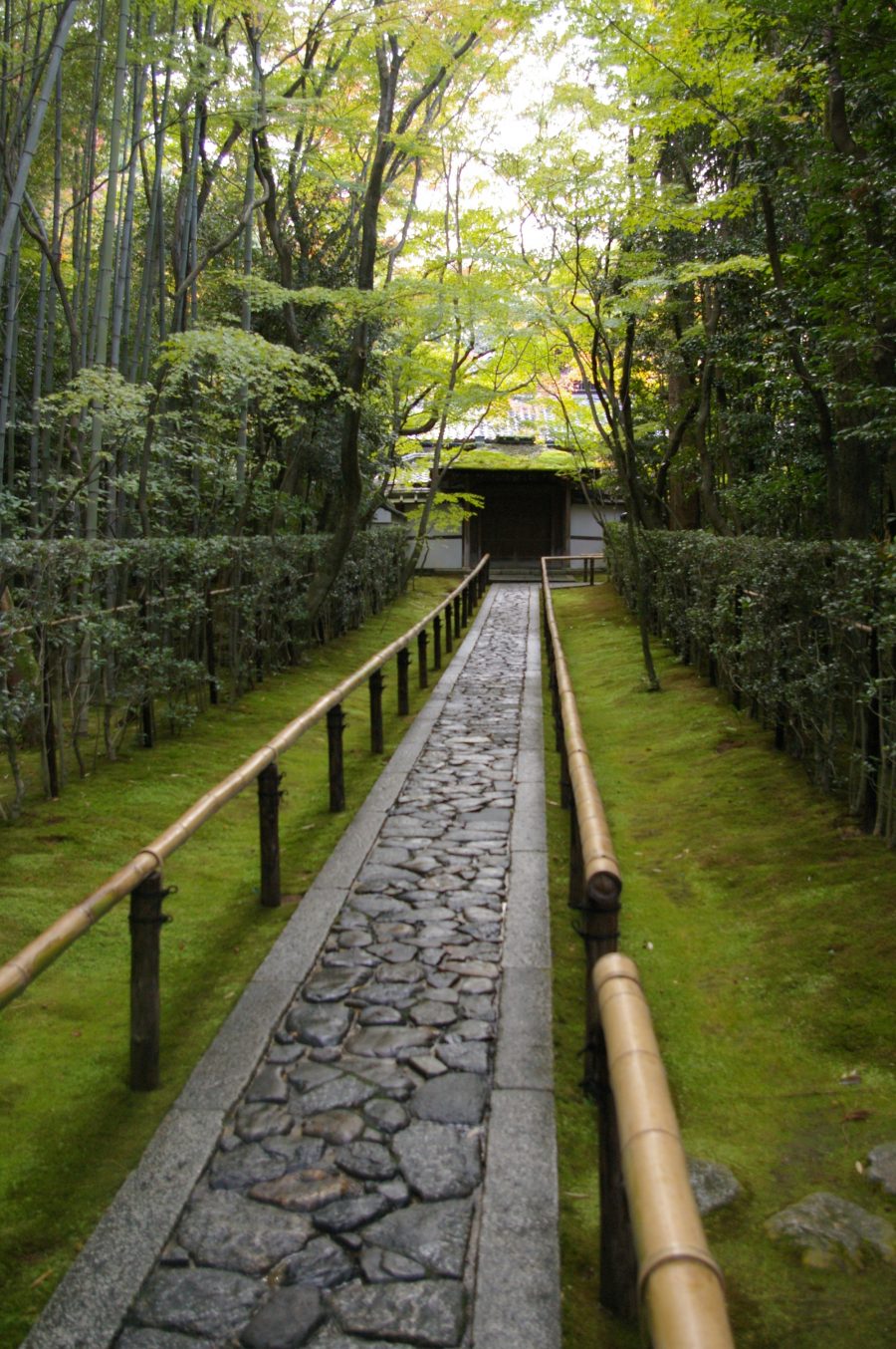 The entrance to Kōtō-in, Kyoto, Japan