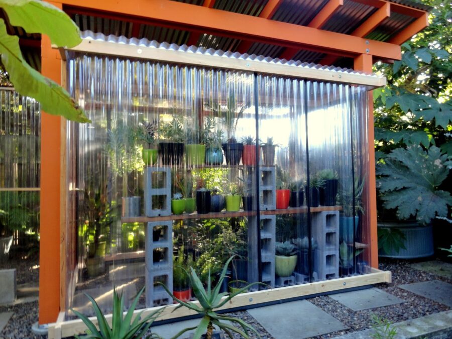 The Shade Pavilion Which Becomes a Greenhouse