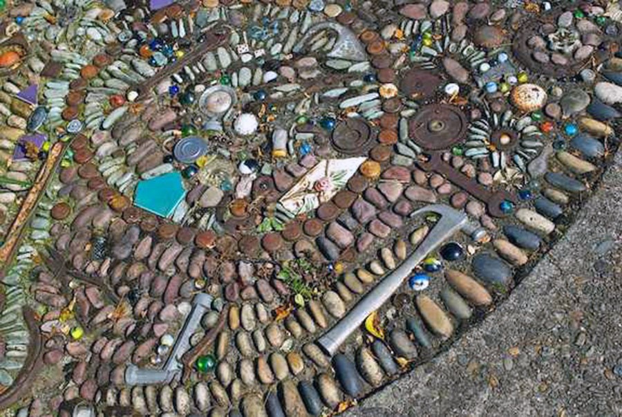 Nancy Goldman Garden - Jeffrey Bale Mosaic